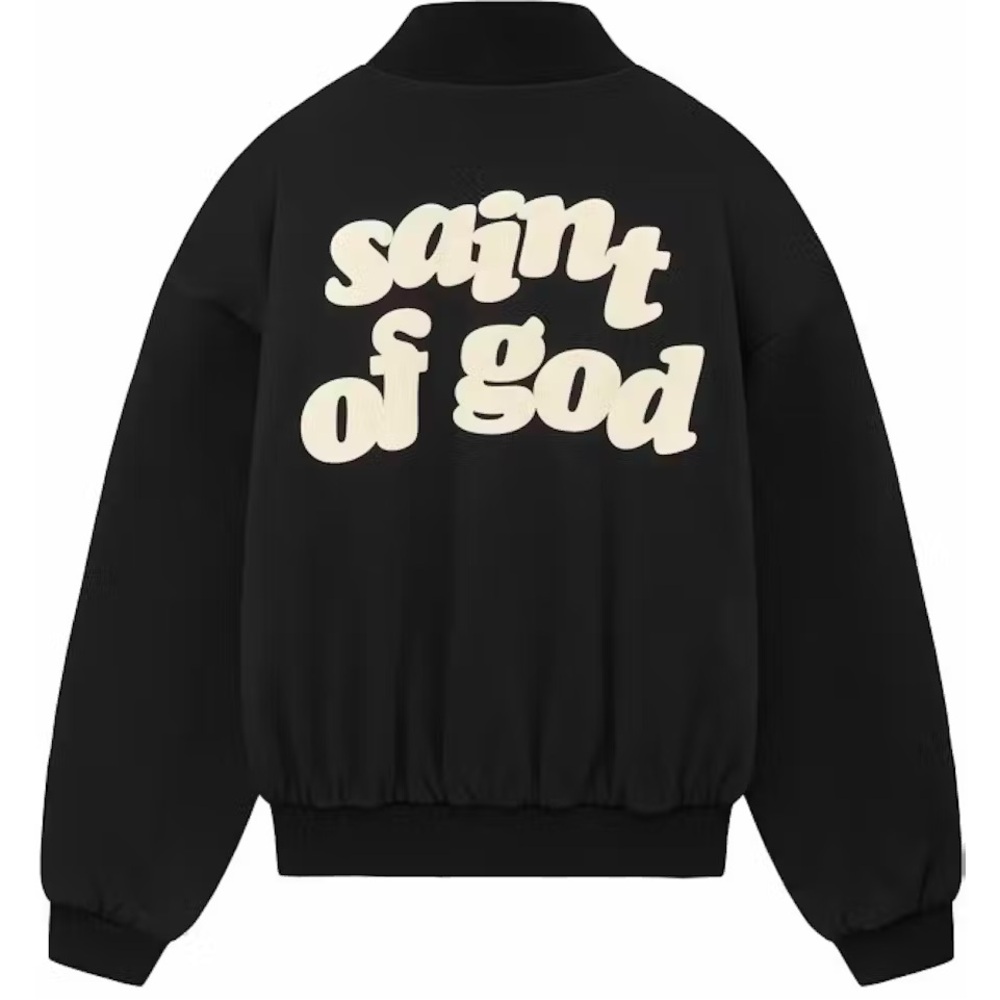 Fear of God x Saint Mxxxxxx Saint of God Varsity Jacket